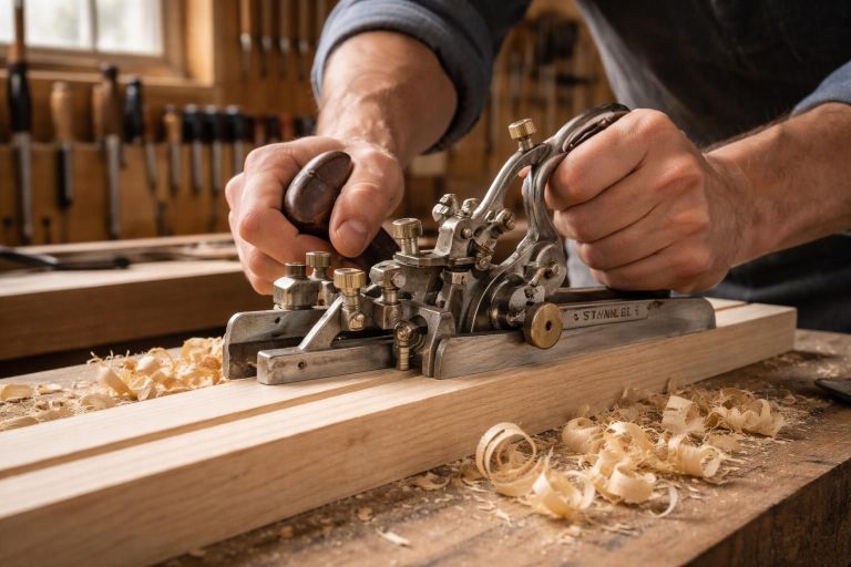 apprenez à utiliser un rabot combiné stanley 45 pour réaliser des rainures précises et nettes grâce à notre guide détaillé et facile à suivre.