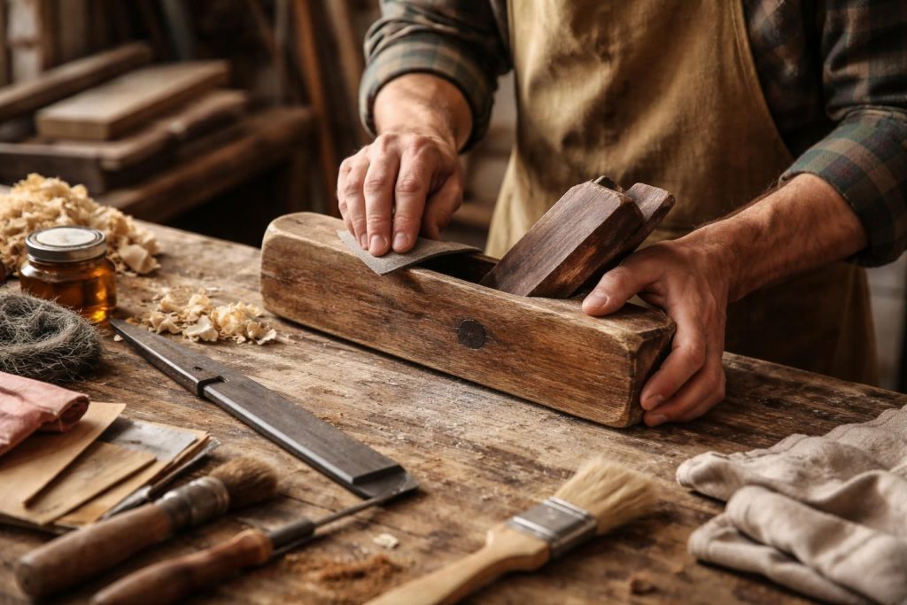 découvrez un guide complet pour remettre en état un rabot ancien en bois, idéal pour les amateurs de bricolage souhaitant restaurer leurs outils avec soin et précision.