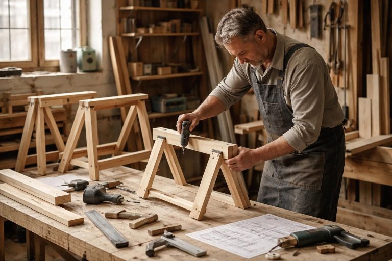 découvrez comment construire facilement une table tréteau pliante avec les instructions détaillées de will myers. guide pratique étape par étape pour un meuble fonctionnel et gain de place.