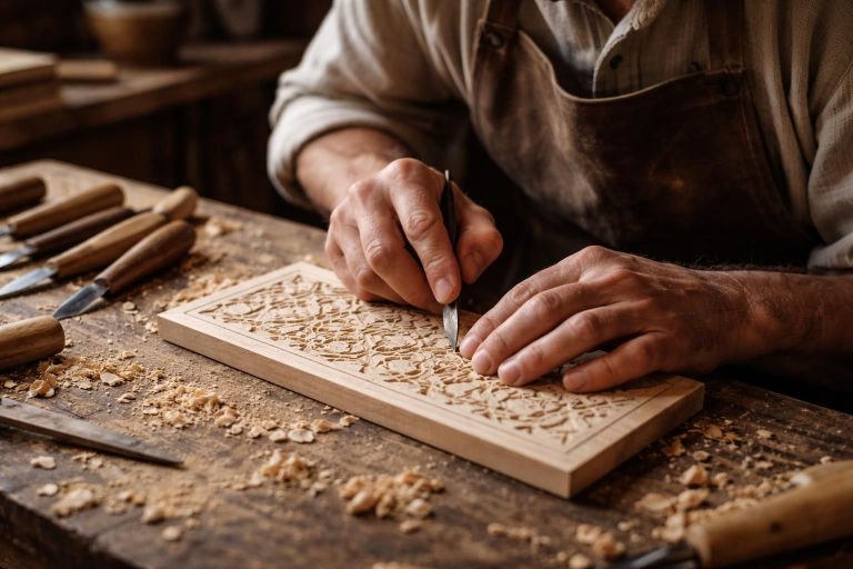 découvrez les techniques essentielles pour maîtriser le chip carving, un art de sculpture sur bois alliant précision et créativité, idéal pour embellir vos projets artisanaux.