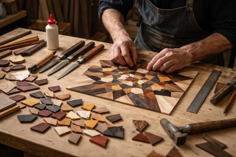 découvrez étape par étape comment réaliser une marqueterie géométrique précise et élégante pour sublimer vos créations artistiques.