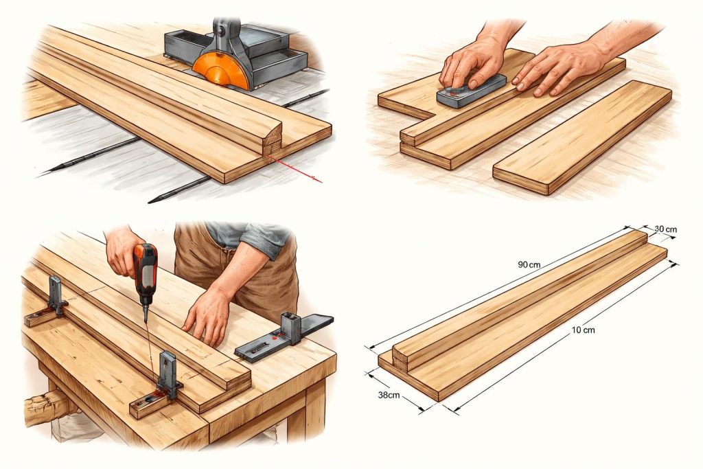 apprenez à fabriquer un guide droit en bois facilement pour améliorer la précision de vos travaux de menuiserie grâce à notre guide pas à pas.