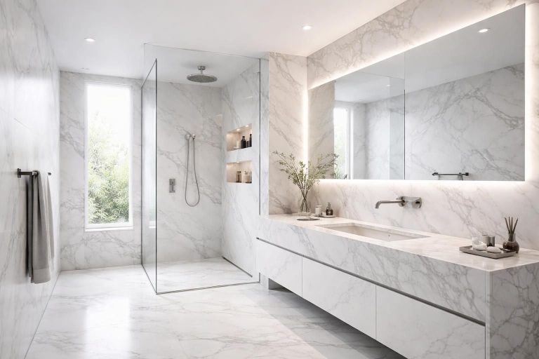 découvrez des idées inspirantes pour créer une salle de bain en marbre élégante et moderne, alliant luxe, design contemporain et fonctionnalité.