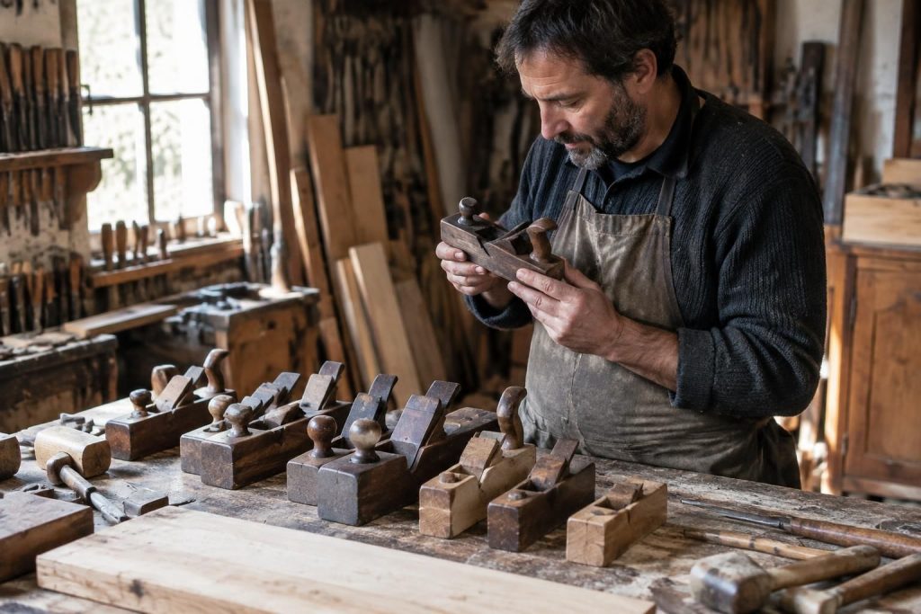 découvrez comment choisir un rabot ancien selon vos travaux, votre niveau et les critères essentiels : type, état, ergonomie et entretien.
